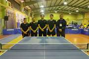 درخشش تیم تنیس روی میز پسران دانشگاه سمنان در مرحله گروهی رقابت های قهرمانی منطقه 9 ورزش کشور